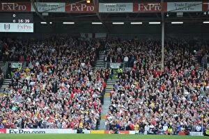 Images Dated 22nd May 2011: Arsenal Fans. Fulham 2: 2 Arsenal, Barclays Premier League, Craven Cottage