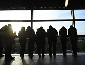 Arsenal Fans Gather Before Arsenal vs. Crystal Palace: Premier League Showdown at Emirates Stadium