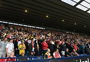 Arsenal Fans Gather Before Carabao Cup Clash Against West Bromwich Albion