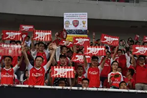 Bayern Munich V Arsenal 2017-18 Prints: Arsenal Fans Gather in Shanghai for Pre-Season Match Against Bayern Munich (2017)