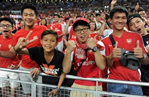Arsenal Fans Gather in Singapore for Arsenal vs. Everton (2015) - Barclays Asia Trophy