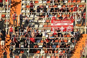 Valencia CF V Arsenal 2018-19 Prints: Arsenal Fans Gather at Valencia's Estadio Mestalla for Europa League Semi-Final