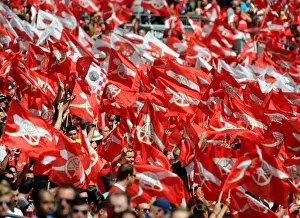 Arsenal Fans Gather at Wembley Stadium for Community Shield Showdown Against Chelsea