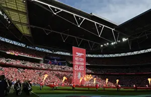 Arsenal Fans Gather at Wembley Stadium for FA Cup Final Showdown Against Chelsea