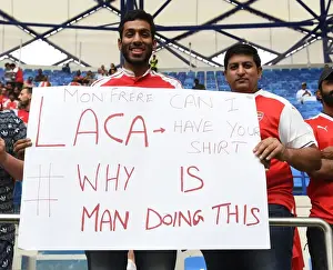 Al-Nasr Dubai SC V Arsenal 2018-19 Prints: Arsenal Fans Gathering: Al-Nasr Dubai SC vs Arsenal, Al Maktoum Stadium, 2019