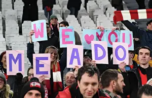 Juventus Women V Arsenal Women 2022-23 Prints: Arsenal Fans at Juventus: Group C - UEFA Women's Champions League, Turin 2022