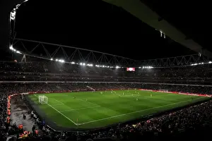 Arsenal V Coventry City - FA Cup 4th Rd 2013-14 Prints: Arsenal Fans Light Up Emirates Stadium with Glowing Tribute during FA Cup Match against Coventry City