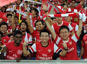 Arsenal Fans. Malaysia 1: 2 Arsenal. Pre Season Friendly. National Stadium