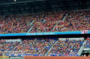 Arsenal fans. New York Red Bulls 1: 0 Arsenal. Pre Season Friendly. Red Bulls Arena