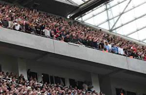 Newcastle United V Arsenal 2022-23 Prints: Arsenal Fans Passionate Sea at St