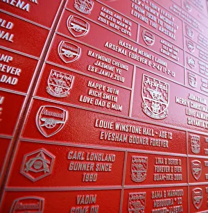 Arsenal Fans Plaques: Arsenal FC vs CSKA Moskva, UEFA Europa League Quarterfinal