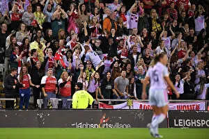 Manchester United Women V Arsenal Women 2023-24 Prints: Arsenal Fans Rally at Manchester United vs