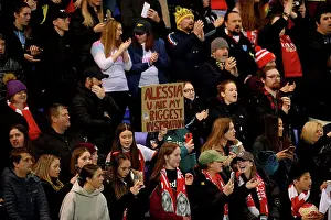 Arsenal Fans Rally Behind Their Team: Liverpool FC vs Arsenal FC, Barclays Women's Super League