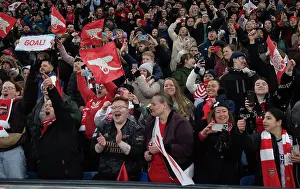 Arsenal Women V Chelsea Women - Conti Cup Final 2023 Prints: Arsenal Fans React After FA Women's Continental Tyres League Cup Final: Chelsea vs