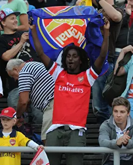 Arsenal V Manchester City Pre Season 2013-14 Prints: Arsenal Fan's Reaction after Pre-Season Clash with Manchester City, Helsinki 2013