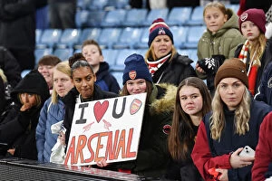 Aston Villa Women v Arsenal Women 2022-23 Collection: Arsenal Fans Rejoice after Aston Villa vs Arsenal: Barclays Women's Super League Victory