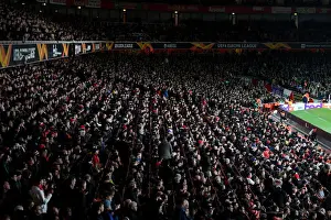 Arsenal V Sporting Clube De Portugal 2018-19 Prints: Arsenal Fans Roar in Emirates Stadium: Arsenal v Sporting CP, UEFA Europa League 2018-19