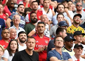 Arsenal V Norwich City 2021-22 Prints: Arsenal Fans Roar at Emirates Stadium: Arsenal vs Norwich City, Premier League 2021-22