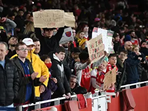 Arsenal Fans Roar on Their Team in Carabao Cup Clash Against Leeds United