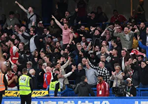 Arsenal Fans at Stamford Bridge: Chelsea vs Arsenal, Premier League 2021-22