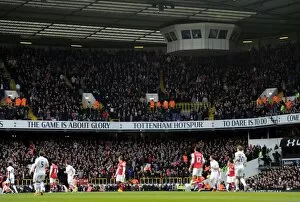 Images Dated 3rd March 2013: Arsenal fans. Tottenham Hotspur 2: 1 Arsenal. Barclays Premier League. White Hart Lane, 3 / 3 / 13