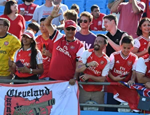 Arsenal v Fiorentina 2019-20 Collection: Arsenal Fans Unite in Charlotte for 2019 International Champions Cup: Arsenal vs. ACF Fiorentina