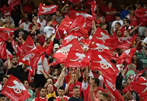 Arsenal V Chelsea Europa League Cup Final 2019 Prints: Arsenal Fans Unite: Europa League Final Showdown Against Chelsea in Baku