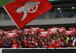 Bayern Munich V Arsenal 2017-18 Prints: Arsenal Fans Unite in Shanghai for Pre-Season Clash Against Bayern Munich