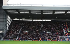 Images Dated 21st November 2015: Arsenal Fans Unite Before West Bromwich Albion Clash in Premier League (2015-16)