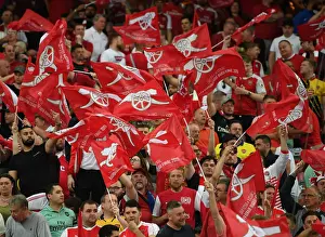 Arsenal V Chelsea Europa League Cup Final 2019 Prints: Arsenal Fans United: The Europa League Showdown Against Chelsea in Baku