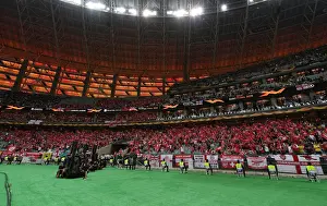 Arsenal V Chelsea Europa League Cup Final 2019 Prints: Arsenal Fans United: The Europa League Showdown Against Chelsea in Baku