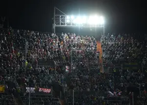 Valencia CF V Arsenal 2018-19 Prints: Arsenal Fans at Valencia's Estadio Mestalla during the UEFA Europa League Semi-Final