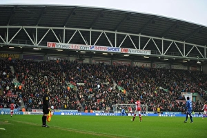 Arsenal Fans at Wigan Athletic vs Arsenal, Premier League 2012-13