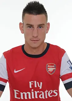 Arsenal FC 2013-14: Laurent Koscielny at Team Photocall