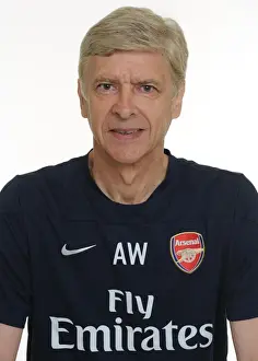 Arsenal FC 2013-14 Squad: Arsene Wenger at Team Photocall, Emirates Stadium