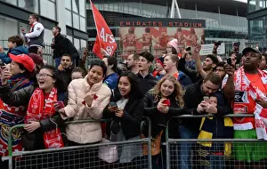 Arsenal FA Cup Final Victory Parade 2014-15 Prints: Arsenal FC: 2014-15 FA Cup Victory Parade - Celebrating the Triumph