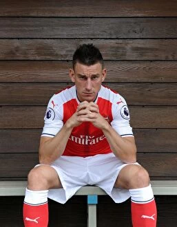 Images Dated 21st September 2016: Arsenal FC: 2016-17 Squad - Laurent Koscielny at Arsenal's 1st Team Photocall