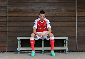 Arsenal FC: 2016-17 Squad - Laurent Koscielny at Arsenal's 1st Team Photocall