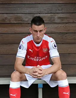 1st Team Photocall 2016-17 Prints: Arsenal FC 2016-17 Squad: Laurent Koscielny at Photocall