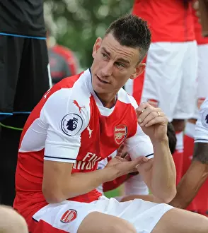 Arsenal FC 2016-17 Squad: Laurent Koscielny at Team Photocall
