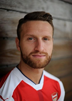 1st Team Photocall 2016-17 Prints: Arsenal FC 2016-17 Squad Photo: Shkodran Mustafi