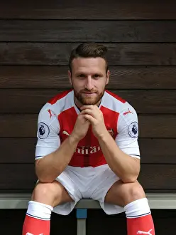 Arsenal FC 2016-17 Squad Photocall: Shkodran Mustafi