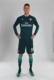 Arsenal FC 2017-18: Matt Macey at Arsenal 1st Team Photocall