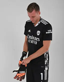 Arsenal FC 2020-21: Bernd Leno at Arsenal First Team Photocall
