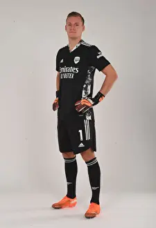 Arsenal FC 2020-21: Bernd Leno at Arsenal First Team Photocall