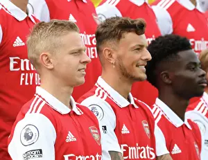 Men's Squad Photo 2022-23 Prints: Arsenal FC 2022-23 Squad: Up Close with Oleksandr Zinchenko