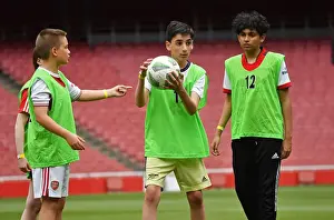 2022 Ball Squad Trials Prints: Arsenal FC 2022: Uncovering Football's Future Star - Ball Squad Trials