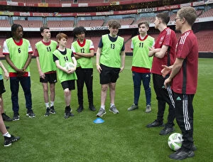 Images Dated 18th May 2022: Arsenal FC 2022: Uncovering Football's Next Prodigy - Ball Squad Trials
