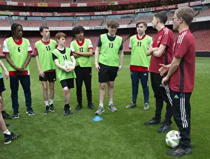 2022 Ball Squad Trials Prints: Arsenal FC 2022: Uncovering Football's Next Prodigy - Ball Squad Trials