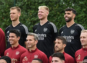 Men's Team Photo 2023-24 Collection: Arsenal FC 2023-24: A New Season of Promises - First Team Squad Photo
